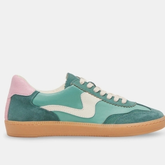 Dolce Vita Shoes - Dolce Vita Green Suede Sneakers Size 6.5 NEW in Box